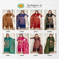 JT Asiana Vol-2 Wholesale Pure Jaam With Premium Work Dress Material