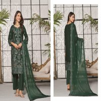 Justuju By Fd Creations Raabta Unstich Chiffon 3 Pcs Heavy Embroidered Collection 2024