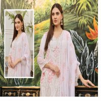Justuju By Fd Creations Raabta Unstich Chiffon 3 Pcs Heavy Embroidered Collection 2024