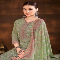 Harshit Barsana Wholesale Pure Cotton Designer With Swaroski Diamond Dress Material