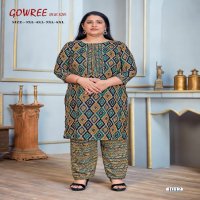 Sangeet Gowree Plus Size Wholesale Big Size Kurtis With Pants