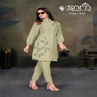 Safa D.no 1224 Wholesale Luxury Pret Formal Wear Co-Ord Sets