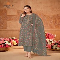Suryajyoti Pragati Vol-1 Wholesale Cambric Discharge Tie Embroidery Dress Material