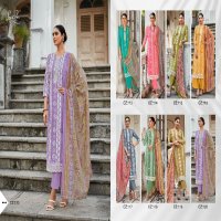 Levisha Charizma Wholesale Lawn Cotton With Daman Embroidery Dress Material