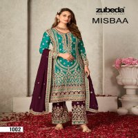 Zubeda Misbaa Wholesale Designer Stitched Free Size Suits