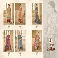 Alok Gulika Wholesale Pure Zam Designer With Elegant Work Dress Material