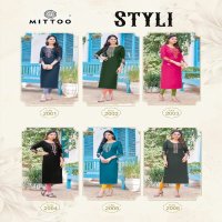 Mittoo Styli Wholesale Heavy Reyon With Embroidery And Hand Work Suits