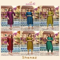Aanchi Shenaz Wholesale Rangeela Silk Long Kurtis