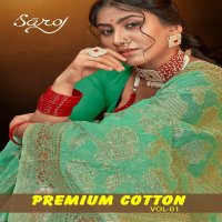 Saroj Premium Cotton Vol-1 Wholesale Soft Cotton Sarees