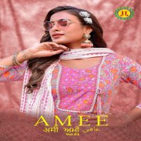 JT Amee Vol-3 Wholesale Readymade Top Pant And Dupatta