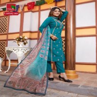 Chhaya Fantasy Wholesale Modal Silk Fabrics 3 Piece Readymade Suits