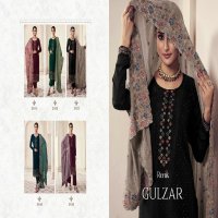 Renik Gulzar Wholesale Chinon Fabric Straight Long Salwar Kameez