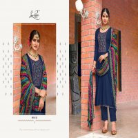 Levisha Nivisha Vol-8 Wholesale Pure Reyon Slub With Embroidery Dress Material