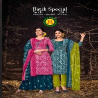 JT Batik Special Work Vol-2 Wholesale Batik Work Dress Material
