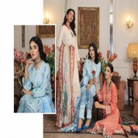 Bahar Stitched Festive Lawn 2024 Pakistani Suits
