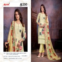 Bipson Arzoo 2499 Wholesale Pure Cotton Schiffli With Handwork Dress Material