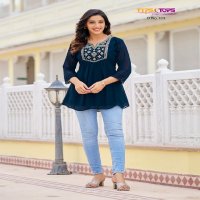 TIPS AND TOPS GLAMOUR READYMADE WESTERN WEAR COMFY GIRLS TUNIC