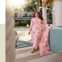 Sadhana Zeenat Wholesale Pure Lawn Cotton With Fancy Work Salwar Suits