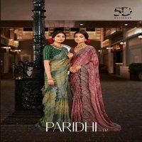 5D Designer Paridhi Vol-2 Wholesale Chiffon Brasso Ethnic Sarees
