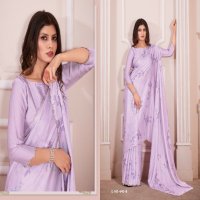 Mehak D.no 642 Colour Wholesale Pure Georgette Digital With Hand Work Function Wear Sarees
