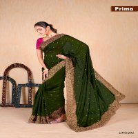Prima D.no 201 To 205 Wholesale Exclusive Party Wear Sarees Collection