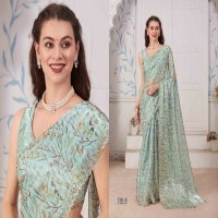 Mehak D.no 730 Colour Wholesale Soft jimmy Choo Fabrics Function Wear Sarees