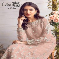 Laxuria D.no 1328 Wholesale Luxury Pret Collection In Tunic And Cigarette Pants With Dupatta