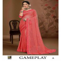 Ronisha Gameplay Zamto Fabrics Indian Sarees