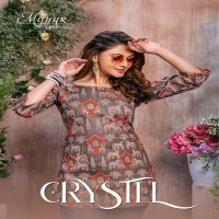 Mayur Crystel Vol-1 Wholesale Heavy Print Tunic Tops