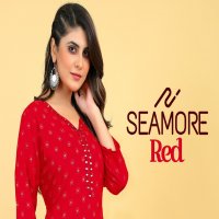 Seamore Red Wholesale Women Only Kurta Collection