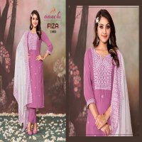 Aanchi Fiza Wholesale Roman Silk Top With Pant And Dupatta