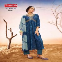 Taniksh Sundari Vol-1 Wholesale Alia Cut Kurtis With Pant And Dupatta