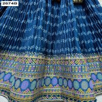 Anjani Art D.no 2674 Wholesale Chiffon Fabrics Designer Lehengas Choli