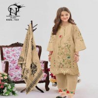 Naimat NFS-102 Wholesale Tunics Heavy Embroidery Kids Pret Collection