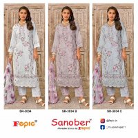 Fepic Sanober SR-3034 Wholesale Readymade Indian Pakistani Suits
