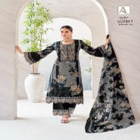 Alok Qurbat Vol-15 Wholesale Zam Cotton With Work Dress Material