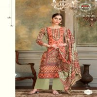 Harshit White Pearl Wholesale Pure Cambric Cotton With Swaroski Diamond Work Dress Material