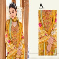 Adans Libas Naira Vol-40 Wholesale Pure Cotton With Self Embroidery Dress Material