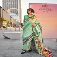 Trirath Glamour Wholesale Swiss Satin High Quality Ethnic Indian Sarees