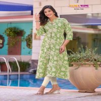 TIPS AND TOPS MIMI VOL 1 READYMADE A LINE FANCY KURTI SUMMER WEAR COLLECTION