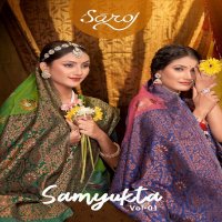 Saroj Samyukta Vol-1 Wholesale Soft Cotton Indian Sarees