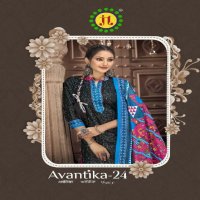 JT Avantika Vol-24 Wholesale Pure Cotton Printed Dress Material