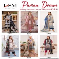LSM PARIAN DREAM HEAVY LUXURY LAWN COLLECTION VOL 8 WHOLESALE DRESS