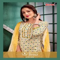 Bipson Mercedes Benz 2524 Wholesale Pure Cotton With Hand Work Dress Material