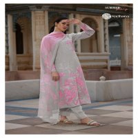 Sadhana Splendor Wholesale Pure Lawn Cotton With Khatli Work Salwar Suits