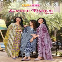 Tips And Tops Summer Fashion Vol-3 Wholesale Readymade 3 Piece Suits