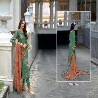 CHIHN FITOOR VOL 2 OCCASION WEAR EMBROIDERY DIGITAL PRINT UNSTITCH SALWAR SUIT