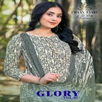Chaan Taari Glory Vol-3 Wholesale Capsul Print With Lace Patti Dress Material