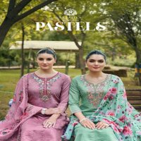 Rasalika Pastels Wholesale Premium Viscose With Handwork Readymade Suits