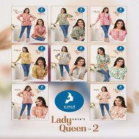 Kaya Lady Queen Vol-2 Wholesale Capsule Print With Foil Short Kurtis